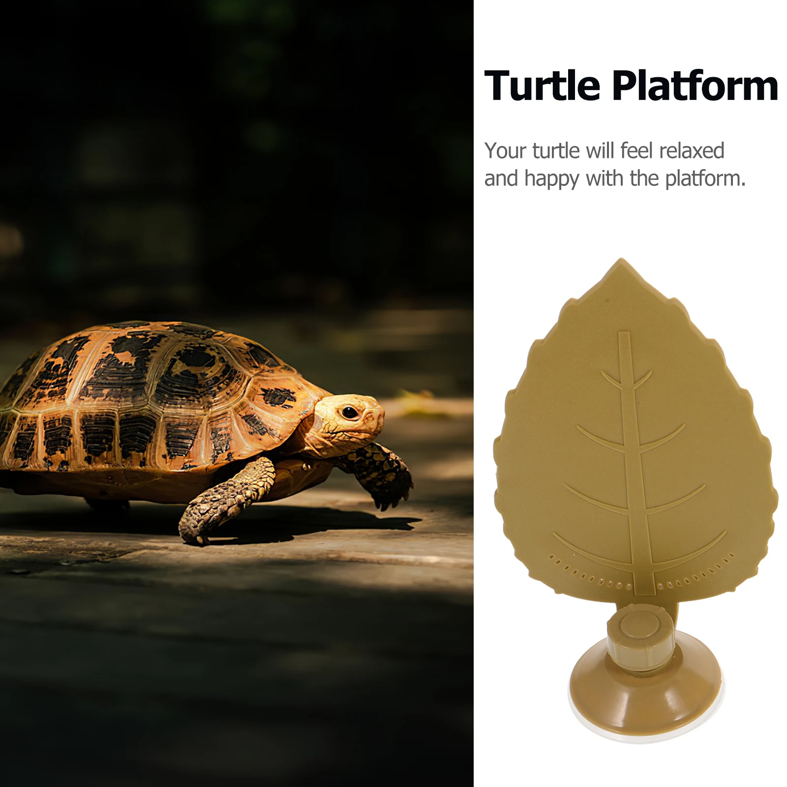 

2Pcs Turtle Platform Easy Clean Basking Platform for Aquarium Climbing Floating Decoration Aquarium Decoration