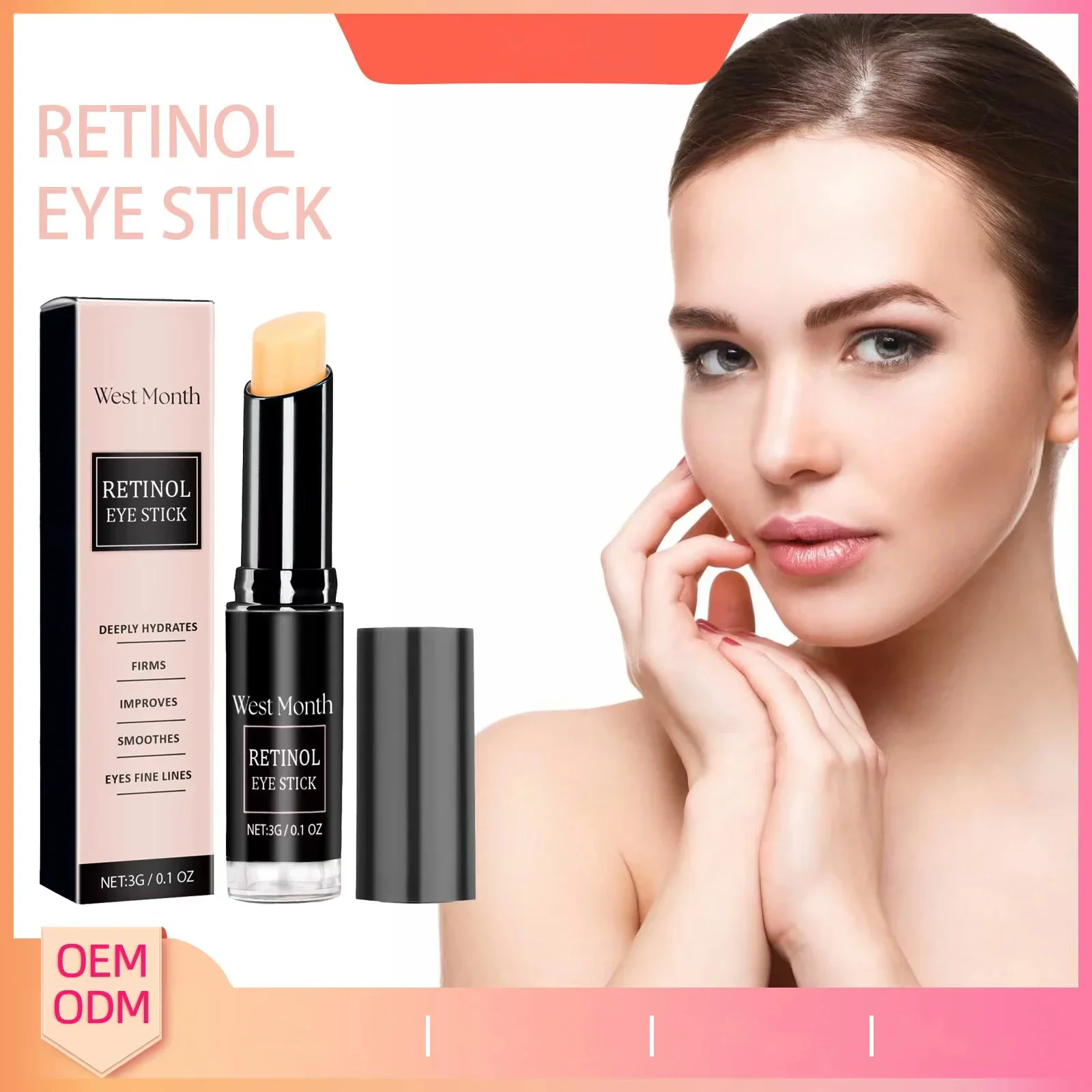 

Retinol Wrinkle Removal Eye Cream Anti Dark Circles Firming Lifting Fine Line Reduce Eye Bag Anti Puffiness Nourishing Eye Stick