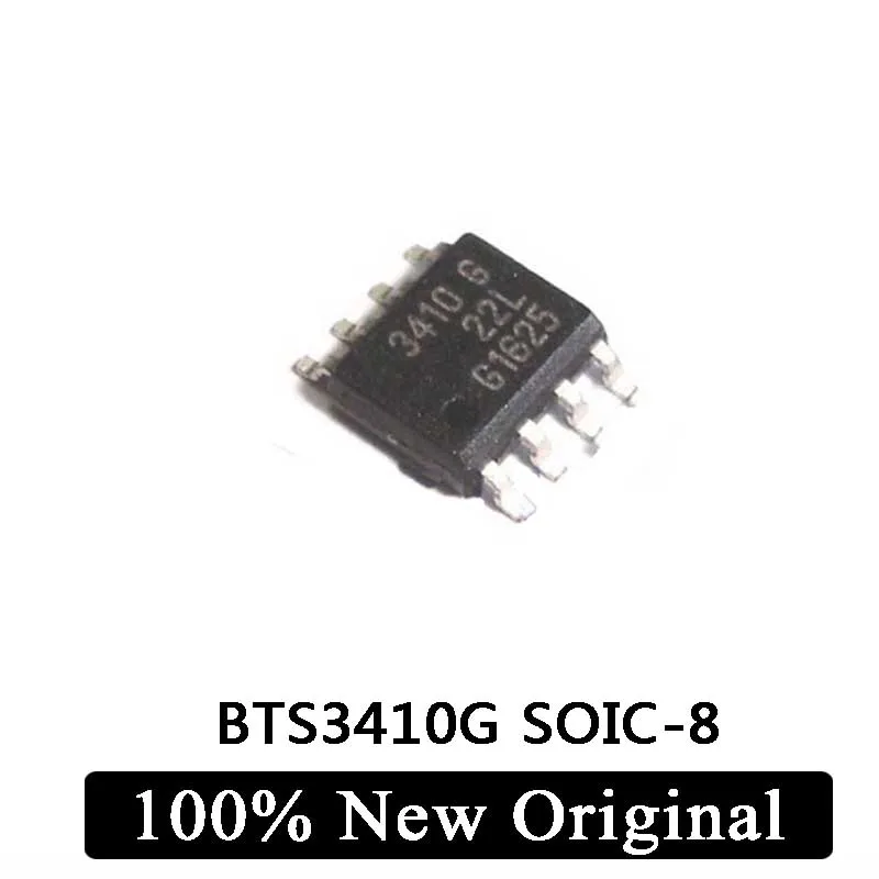 5Pcs 100% New Original BTS3410G SOIC-8 Power Switch 42V/1.3A SMD MOSFET IC Chipset In stock