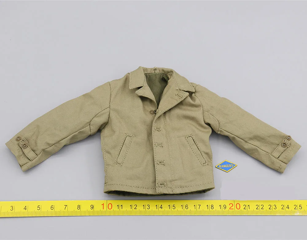 DID A80155 Scale 1/6 WWII Series US. Ranger Battalion Series 6 Private Mellish Military Jacket Coat With Medal For 12