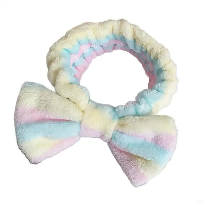 

Comfortable Makeup Hair Band Elastic Bowknot Headband For Pajama Theme Parties