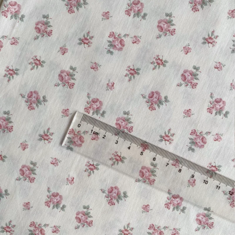 145 سنتيمتر * 50 سنتيمتر صغيرة الأزهار رقيقة نسيج القطن مناسبة ل اليدوية ملابس الحيوانات الأليفة الحجاب لعبة ملابس دمى فساتين ملابس خاصة