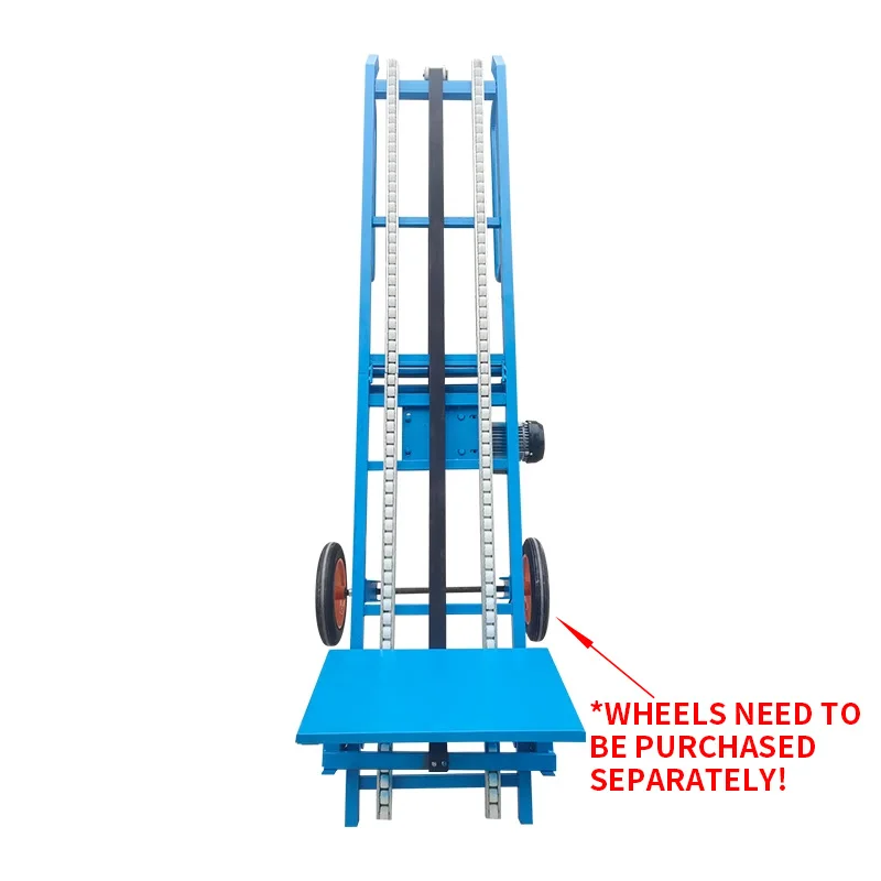 Loading and unloading artifact, foldable loading machine, second floor elevator, glass elevator, brick elevator