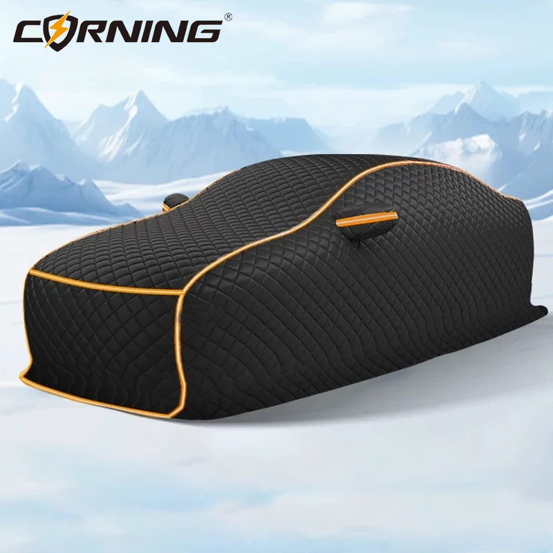 

Anti-hail Car Cover Outdoor Protection Full Exterior Snow Covers Winter Windshield Awning Sunshield Sunshade for Hatchback Sedan