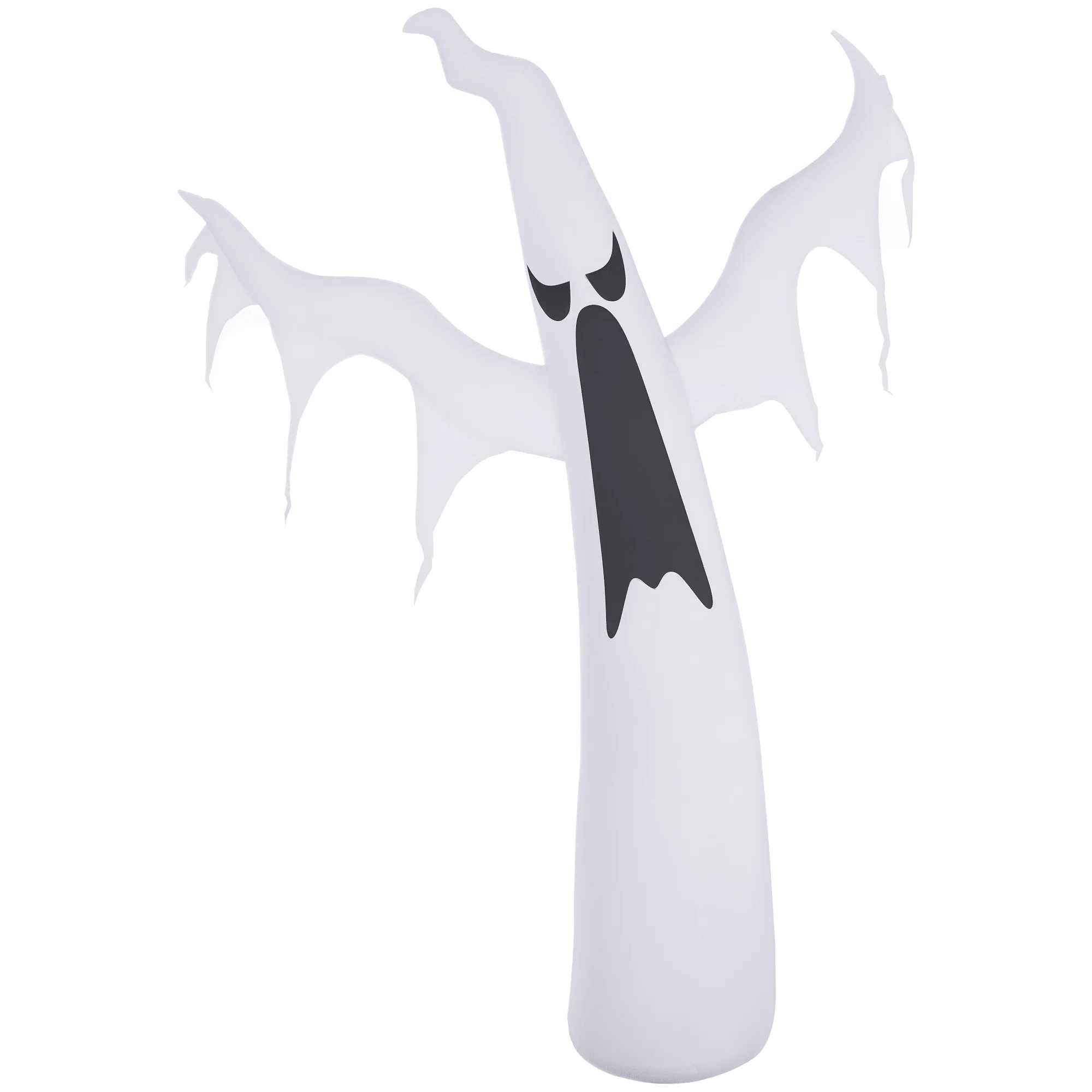 6' Tall Halloween Inflatables Outdoor Decorations White Ghost, Light Up Blow Up Yard Decor with LED Light and Fan Indoor Outdoor