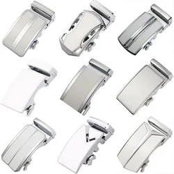 CETIRI 3.5cm Width Men Automatic Alloy Belt Buckle Replacement Ratchet Slide Belt Accessories DIY Leather Belt Craft Accessories