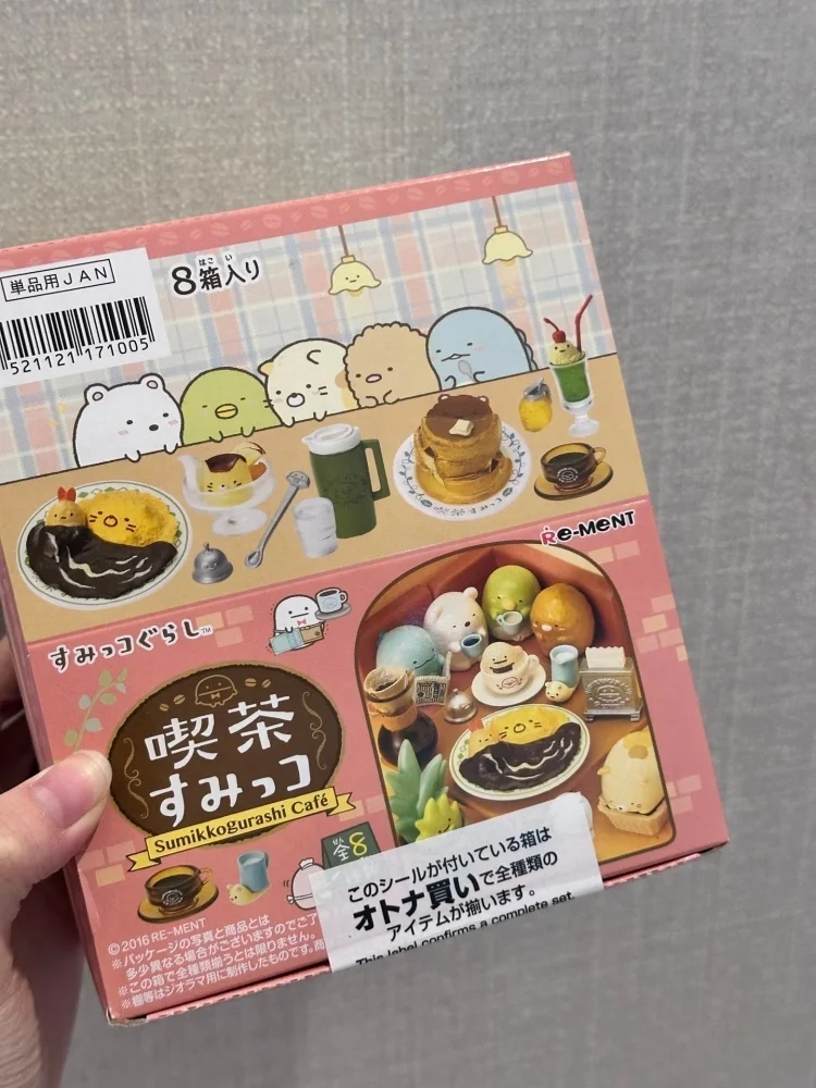 Re-Ment Sumikkogurashi Miniature Cafe Blind Box Figurki Zabawki Cukierkowe Ozdoby Kolekcjonerskie Scenki dla Dzieci na Prezent