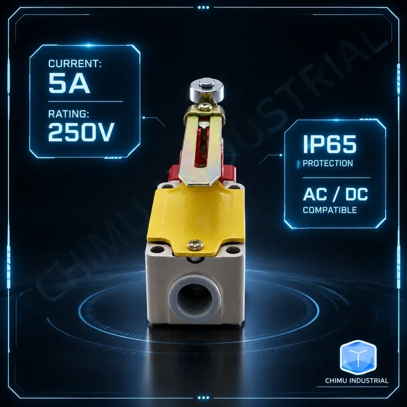 【CHIMU INDUSTRIAL】 for LXK3-20S/T Limit Switch Adjustable Roller Arm Auto Reset NO NC