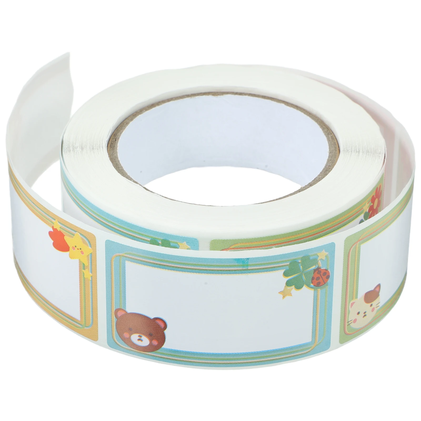 

Cartoon Cute Stickers Students Name Stickers for Kids Stationery Labels Blank Tags School Office Home Party DIY Decor