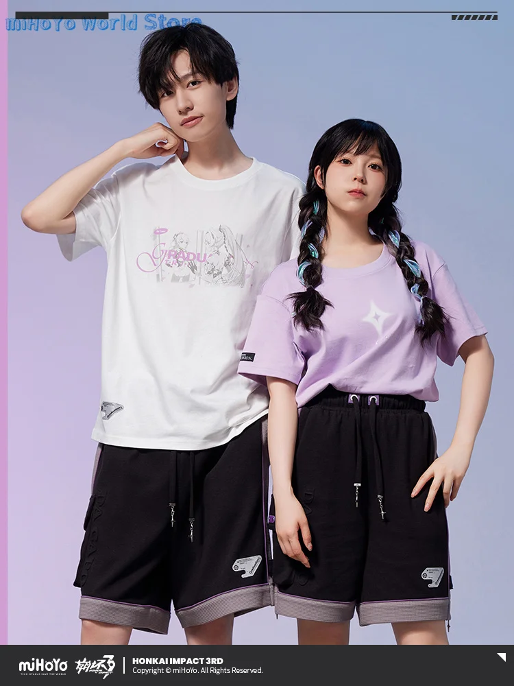 

Kiana Shorts MiHoYo Genuine Honkai Impact 3 Kiana Kaslana Graduation Trip Theme Doujin Couple Shorts Unisex pants Cosplay Gifts