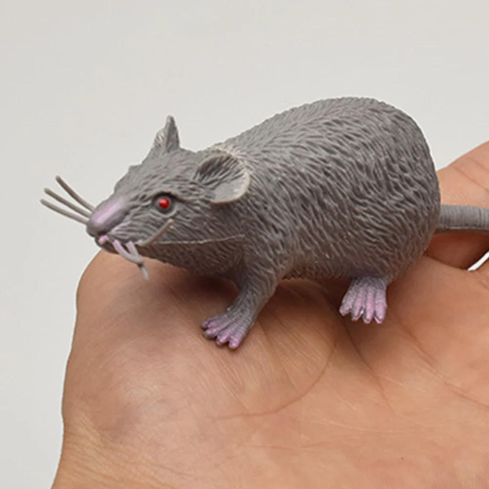 

6Pcs Lifelike Fake Rat Halloween Prank Prop Spooky Interactive Party Decor for Kids Cat Teasing Fun Realistic Mouse Plaything