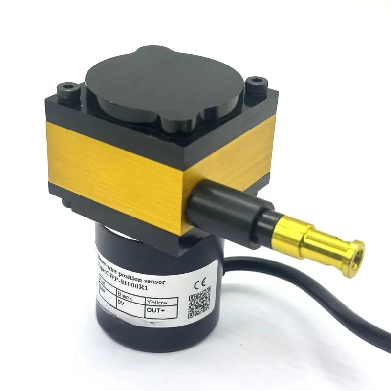 Pull-wire encoder Linear displacement position sensor 500/1000/1500/2000 mm 4-20mA output 0-5v 0-10V potentiometer