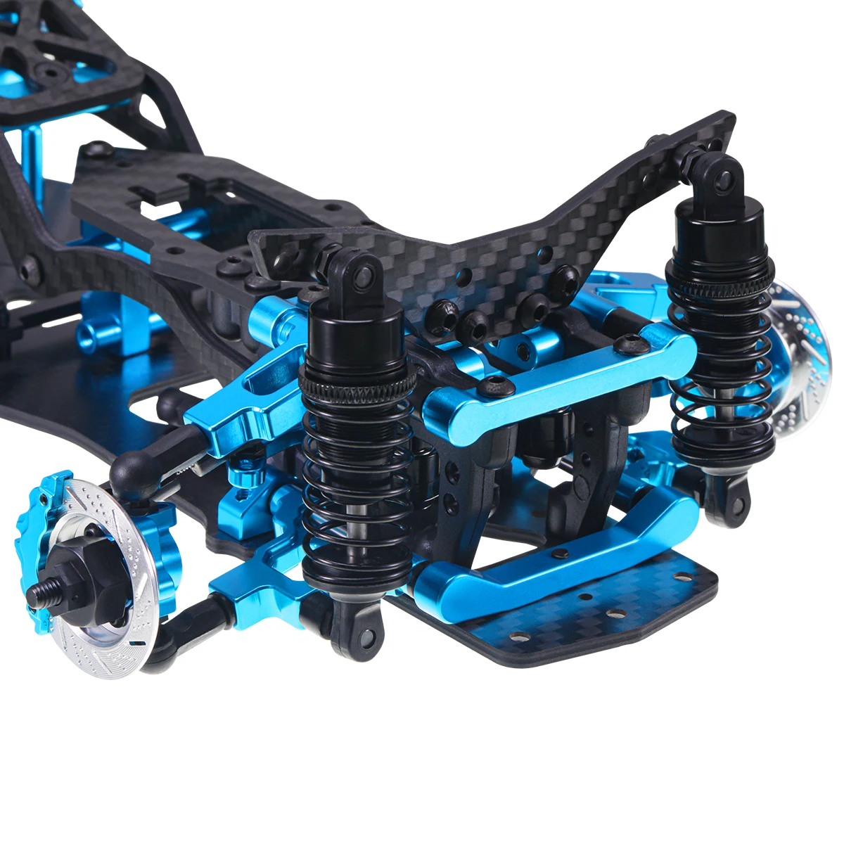 1/10 ساكورا D5 إطار الكربون 160 مللي متر لمسافات قصيرة ساكورا D5 إطار السيارة RC ترقية جزء