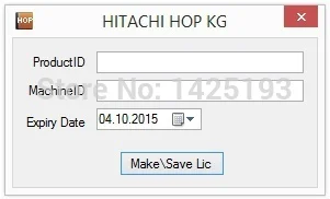 

HITACHI HOP Keygen universal version