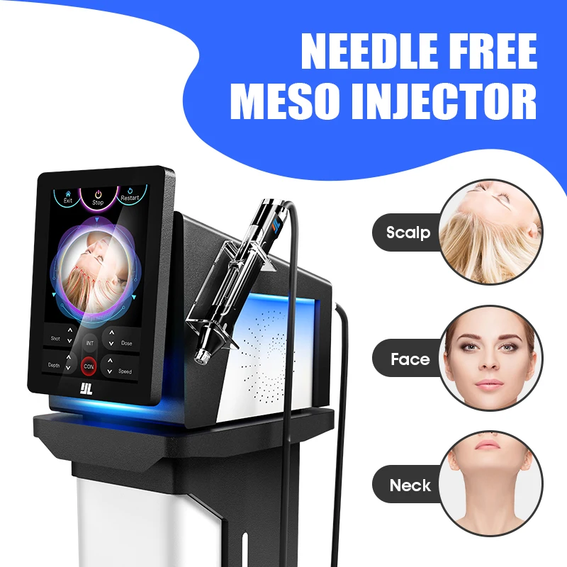 Anti Aging Face Lifting Skin Rejuvenation Needless Moisturizer Mesogun Nano Injector meso gun Machine