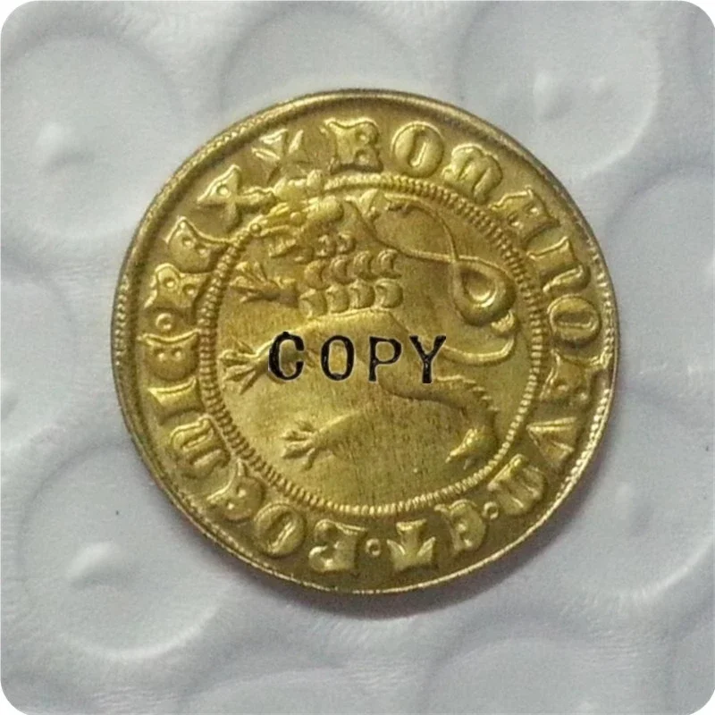 Ducat Charles IV Bohemia Copy Coin Challenge Pocket Coins Christmas Gifts