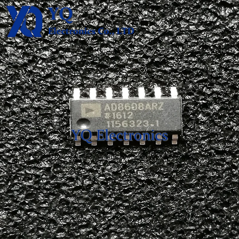 10PCS/lot New OriginaI AD8608ARZ-REEL7 AD8608 Precision Rail Operational Amplifier Packaging SOP14