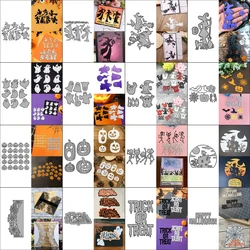 Metal Cutting Dies Halloween Elements diy Scrapbooking Photo Album Decorative Embossing PaperCard Die