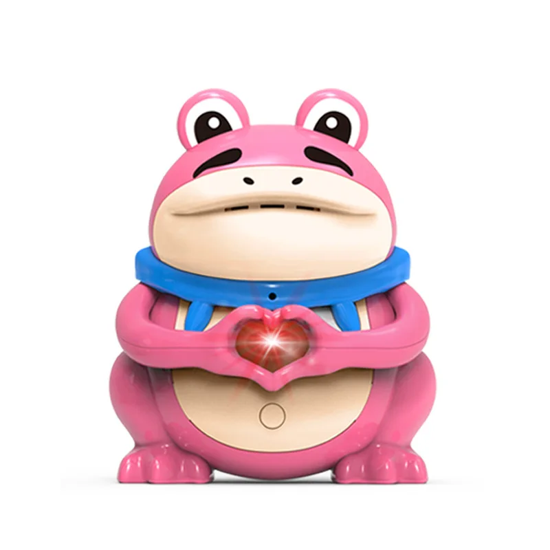 Creative Will Than Heart Small Frog Will Say I Love You Can Sound Recordings Valentine's Day Confession Light-emitting Toys