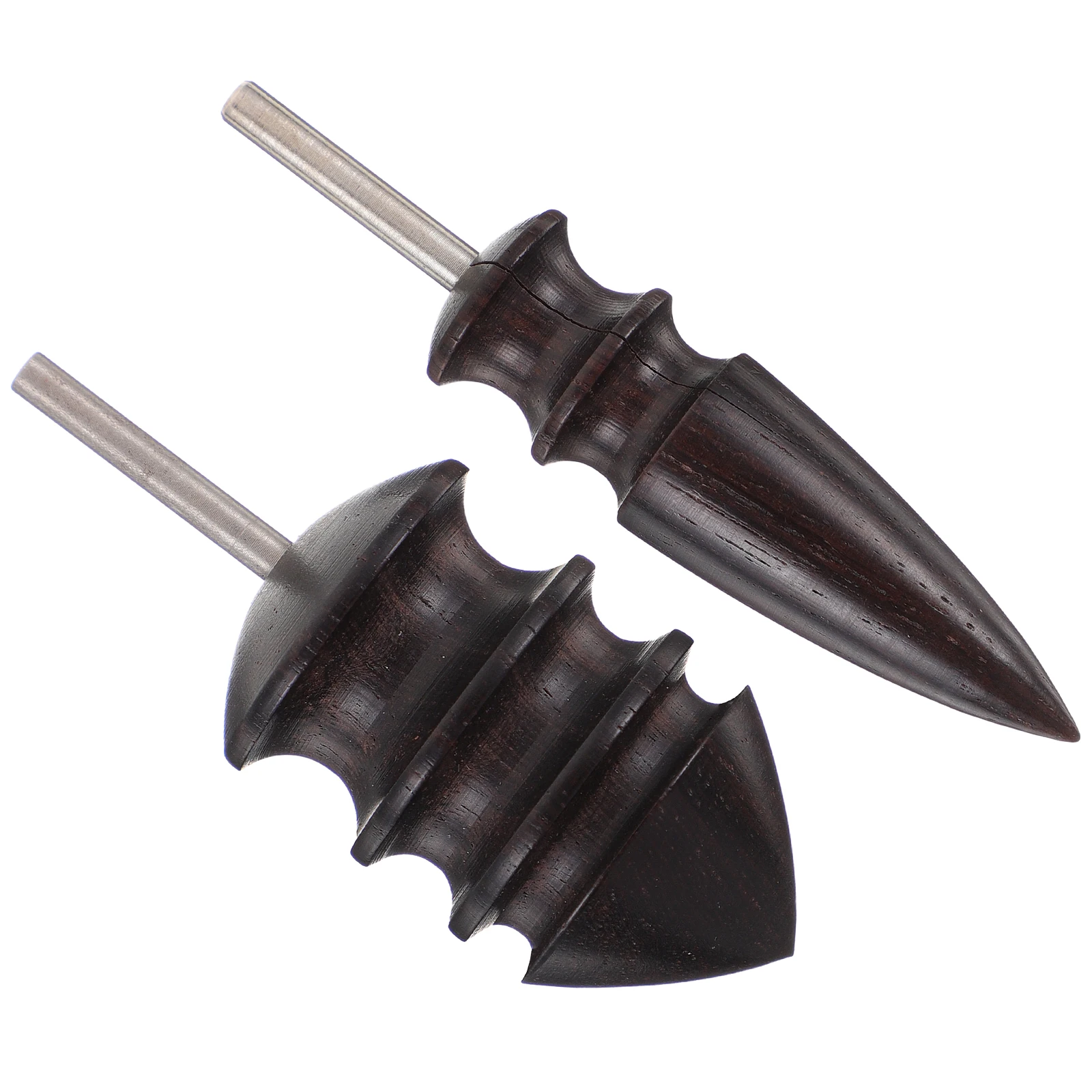 

2pcs Electric Polishing Rod Craft Burnishing Tool Handwork Head Grinding Edge Wood Handicraft Burnishing Head Polishing