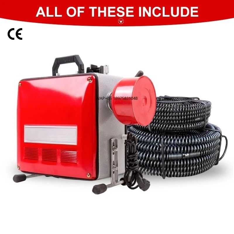 

Professional Electric Unclogger for Toilet and Kitchen Drains New 220V Pipe Dredging Machine Drain Unclogger