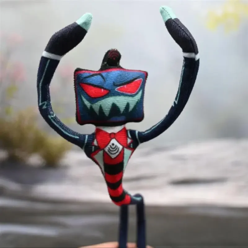 Anime Hazbin Alastor Niffty Cosplay Plush Doll Body Wire Skeleton Action Stuffed Dolls Accessories Ornament Gifts