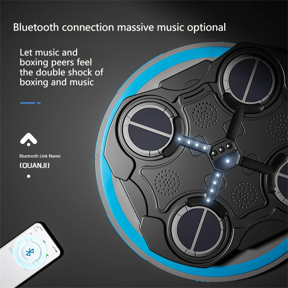 Children's smart music electronic boxing target decompression wall target parent-child sports home fitness training toy gift