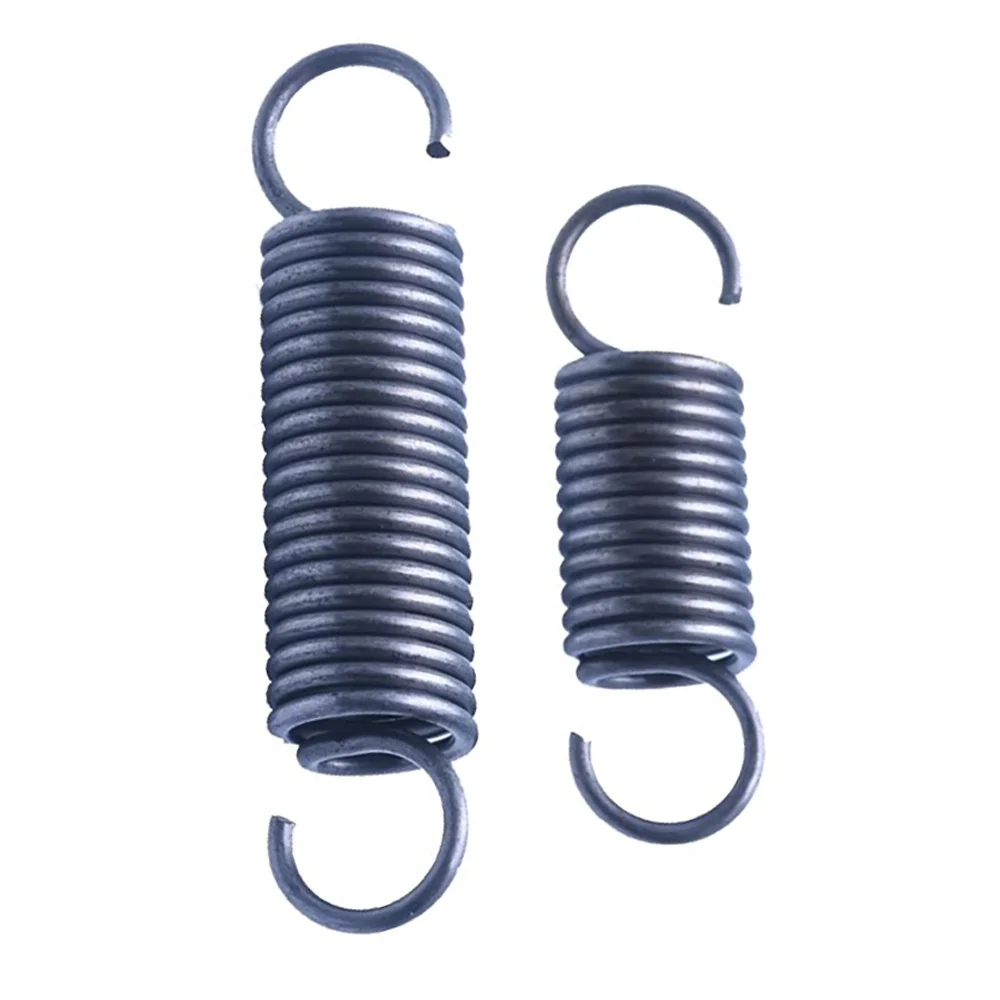 1 stks 65Mn Open Haak Trekveer Diameter 1.0mm met O haak trekveer Buitendiameter 10mm 12mm 15mm Trekveer