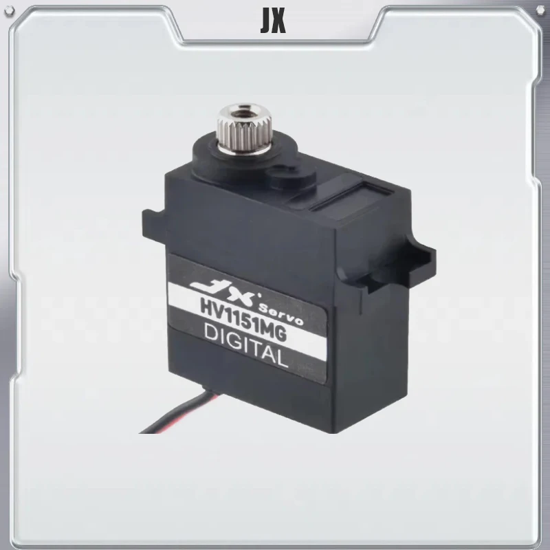 

JX PDI-HV1151MG Mini Waterproof Servo 8.4V 4.5KG Metal Gear Digital Servo for Traxxas TRX-4 BRX01 Crawler RC Car