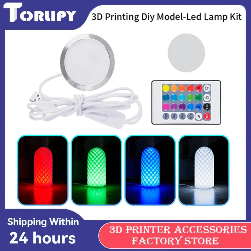 For Bambu Lab Led Lamp Kit Adjustable Light Kit Led Light Parts Hardware DIY Model white /cold/warm light Without Lamp shell 001
