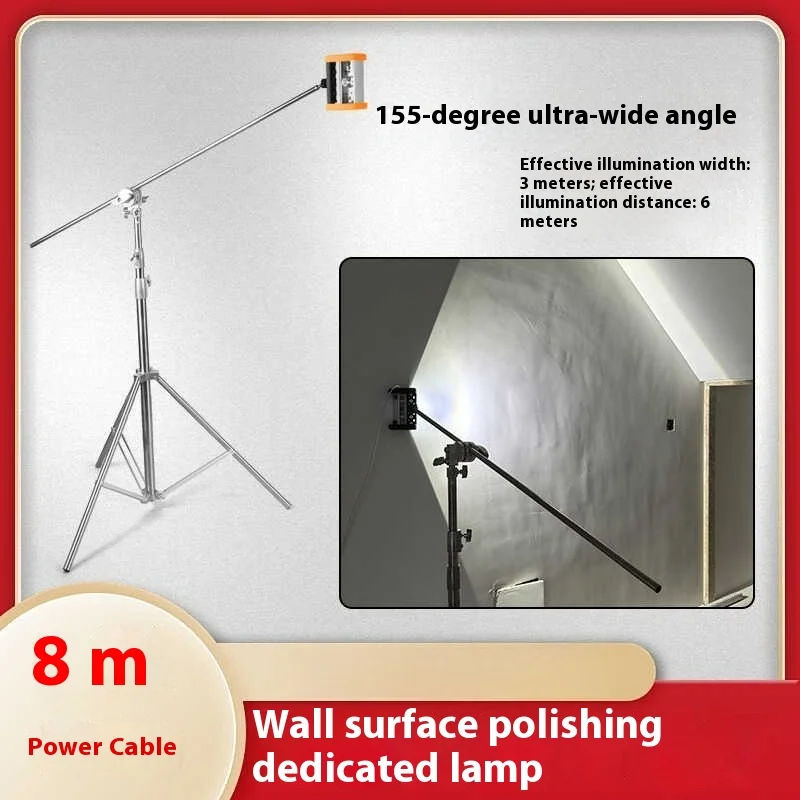 

LED Sanding Light Wall Putty Grinding Effect Construction Inspection Corner Lamp for Perfect Smooth Finishing