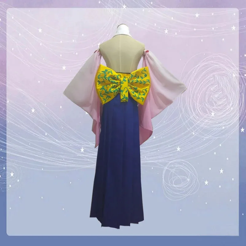 DY20Game ファンタジー X ユナ着物コスプレ FF 10 衣装カスタム Made25