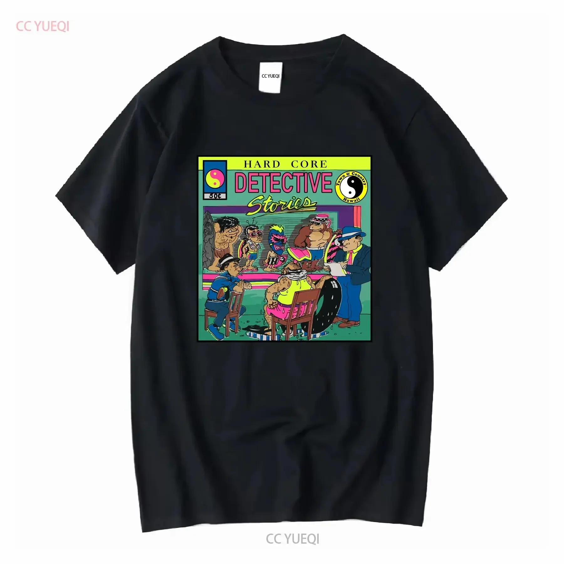 Customization Shirt Vintage T C Town And Country Shirt Hard Core Detective Stories Surf Skate Vintage Washed Soft Stylish Design