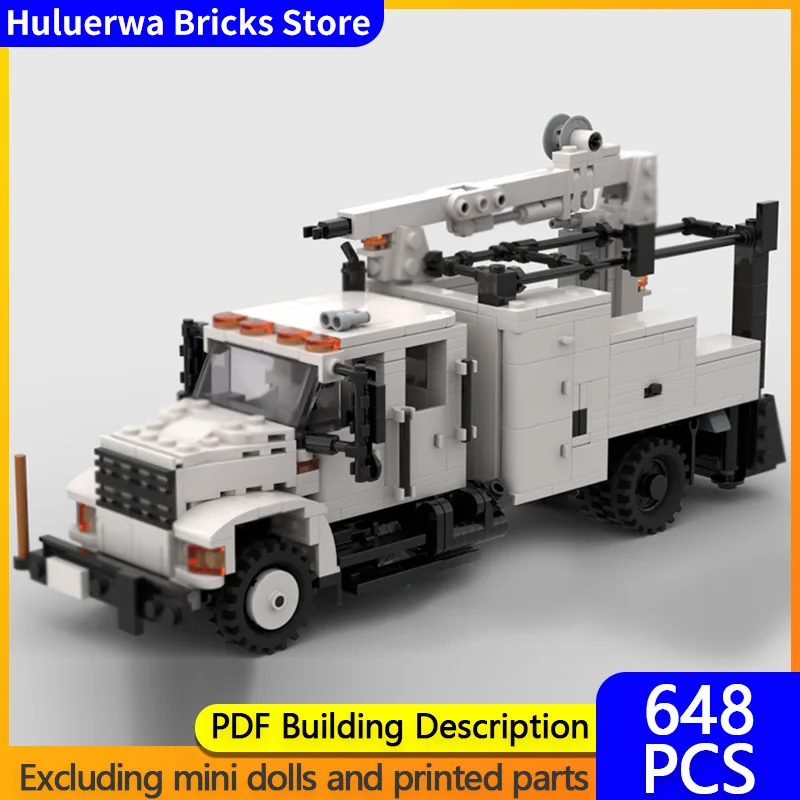 

Speed Hypercar Model MOC Building Bricks 4900 Utility Truck Modular Technology Gifts Holiday Assemble Children Toys Suit