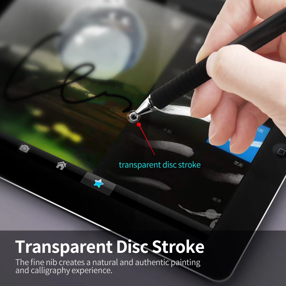 Humidifier  Pen   Pen Double-head Capacitance Pen Portable Capacitive Pen for Phone/Tablet Pink