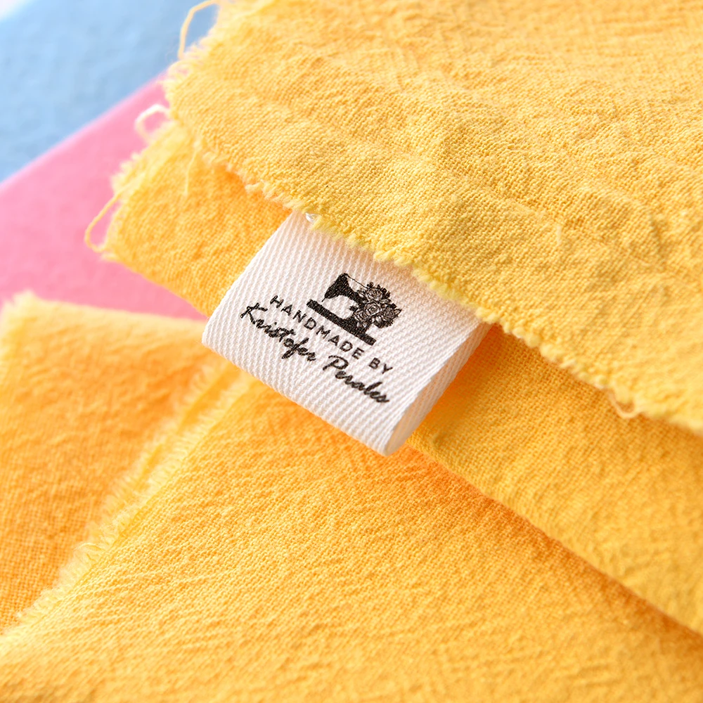 Folding Labels, 25x50mm Custom Twill Labels, Sewing Machine,Hand Made Labels,Sewing Accessories, Fabric(Xw5616)