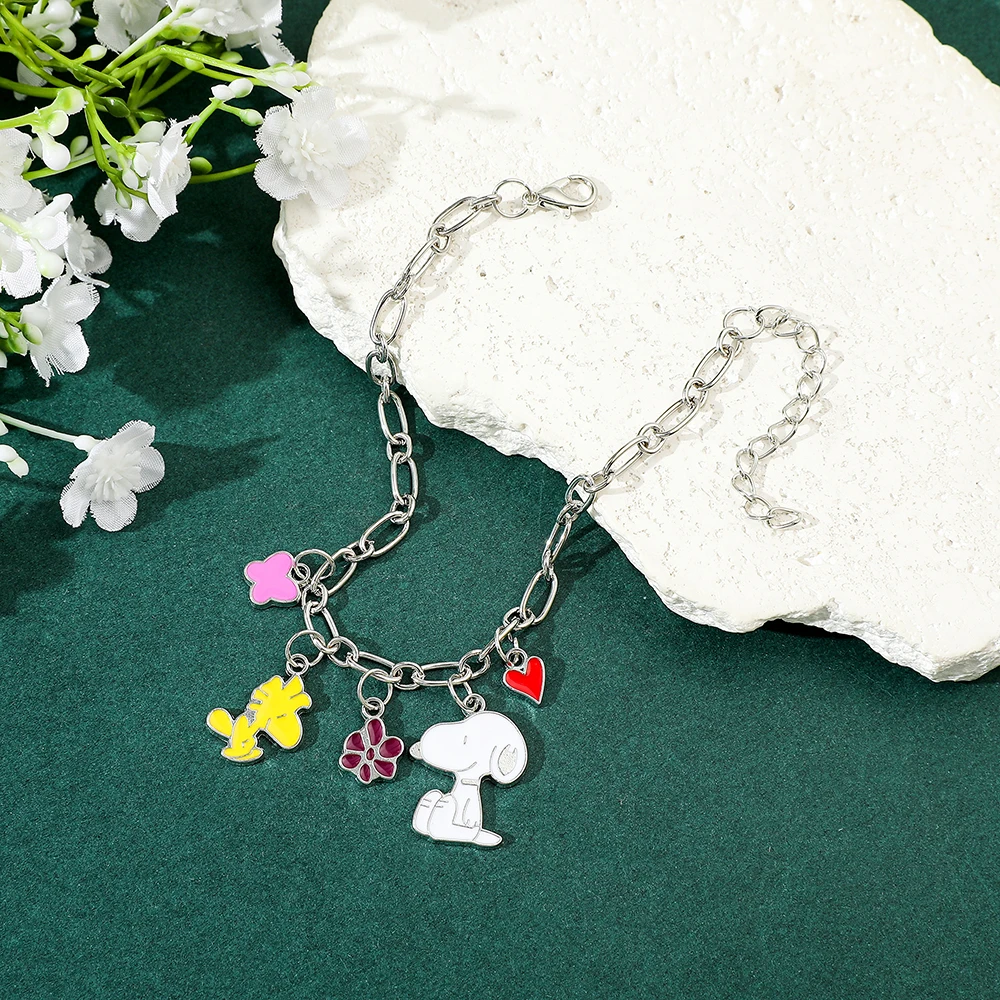 1 Stück Snoopy Armband Perlenarmband Freundschaftsaccessoires – Detail 4
