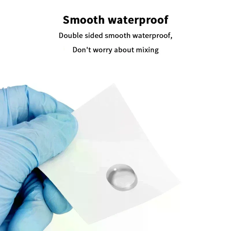 

50 листов/упаковка, одноразовые стоматологические смешиваемые двусторонние бумажные протезы, лабораторный цементный порошок, стоматологические инструменты, размер L/M/S