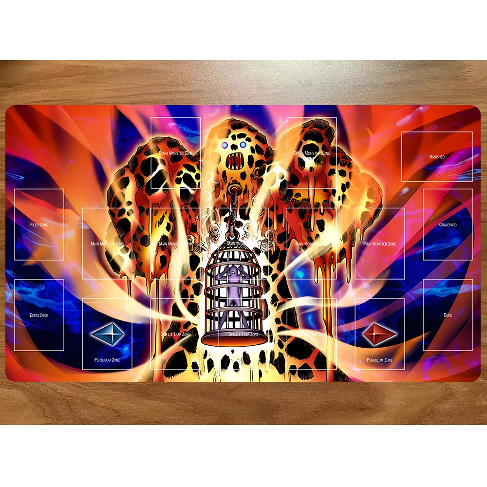 

Игровой коврик Yu-Gi-Oh Lava Golem для карточных игр YGO KMC TCG YuGiOh Play Mat-94