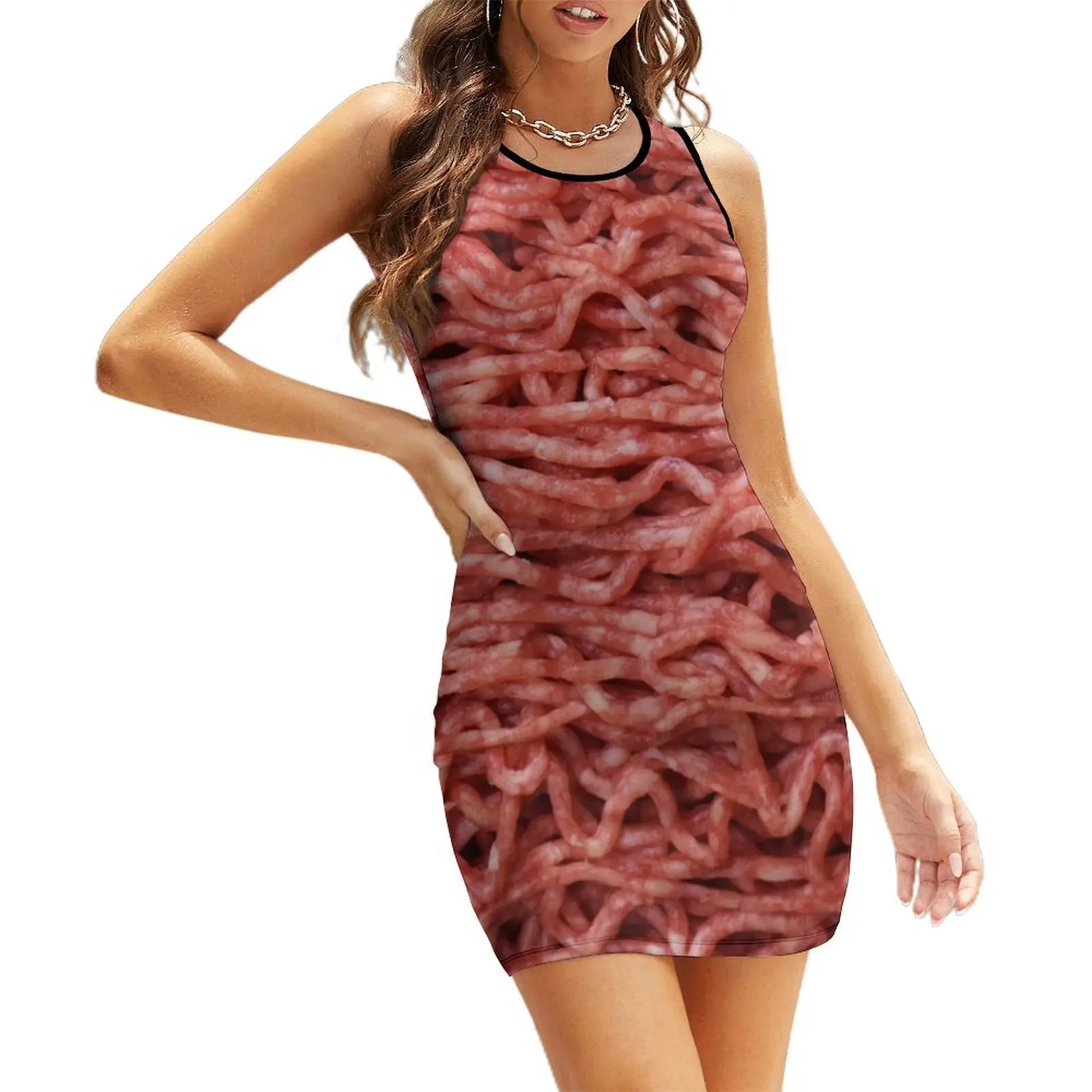 

Minced Meat Sleeveless Sundress women's summer dresses 2025 Women's evening dress evening dresses luxury 2025 clothes for women