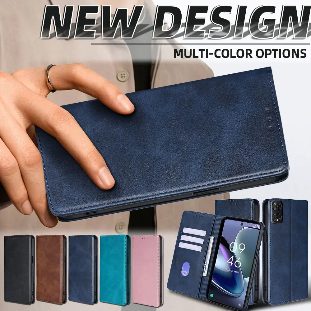 

Gefensi Magnetic Flip Cover Leather Wallet Phone Case For TCL 505 502 501 50 SE XL 4G 50 5G 40 NxtPaper 4G Protect Cover Book Ca