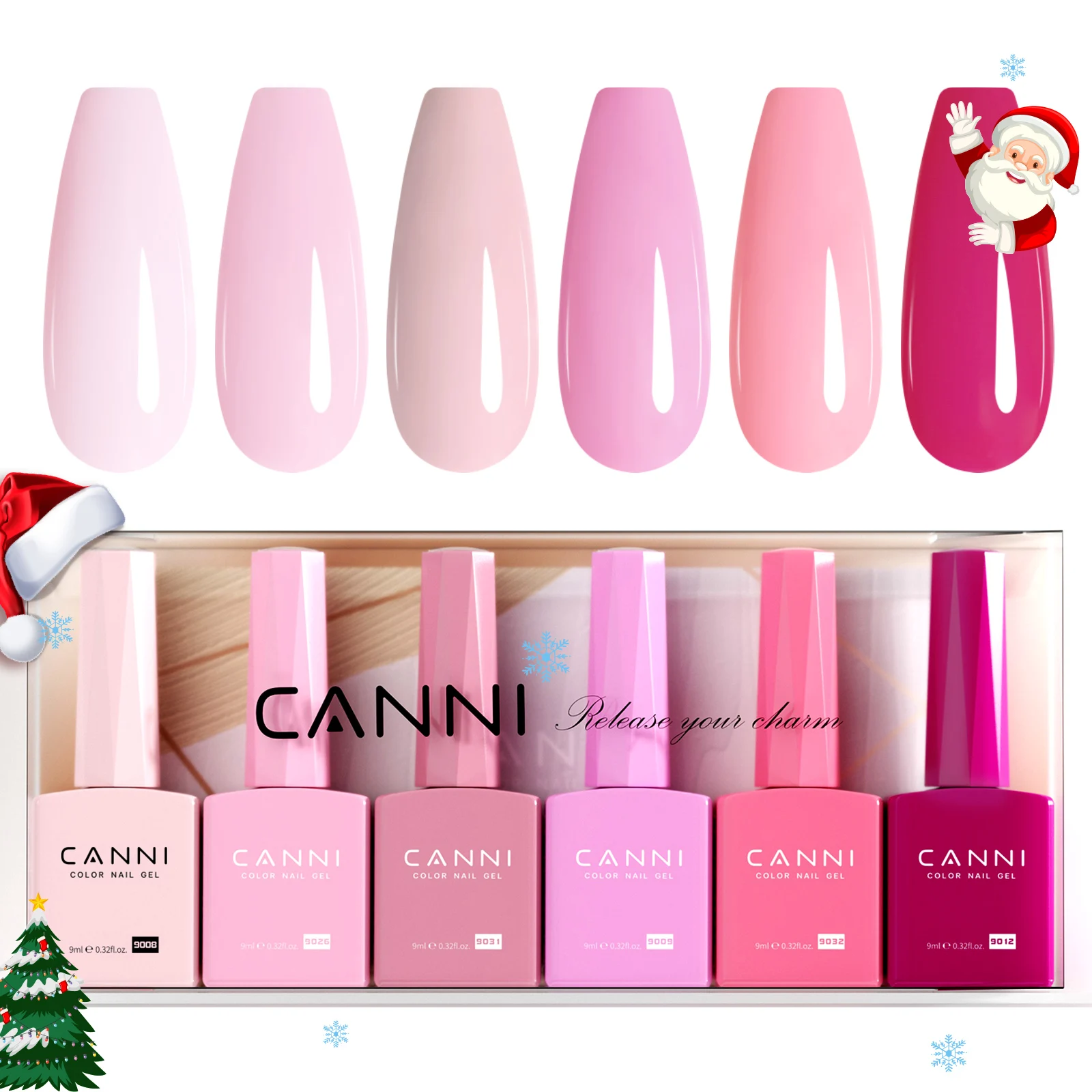 6 pièces CANNI vernis à ongles Gel ensemble HEMA gratuit magnifique couleur Semi Permanent couverture complète pigmenté tremper UV LED Gel vernis à ongles