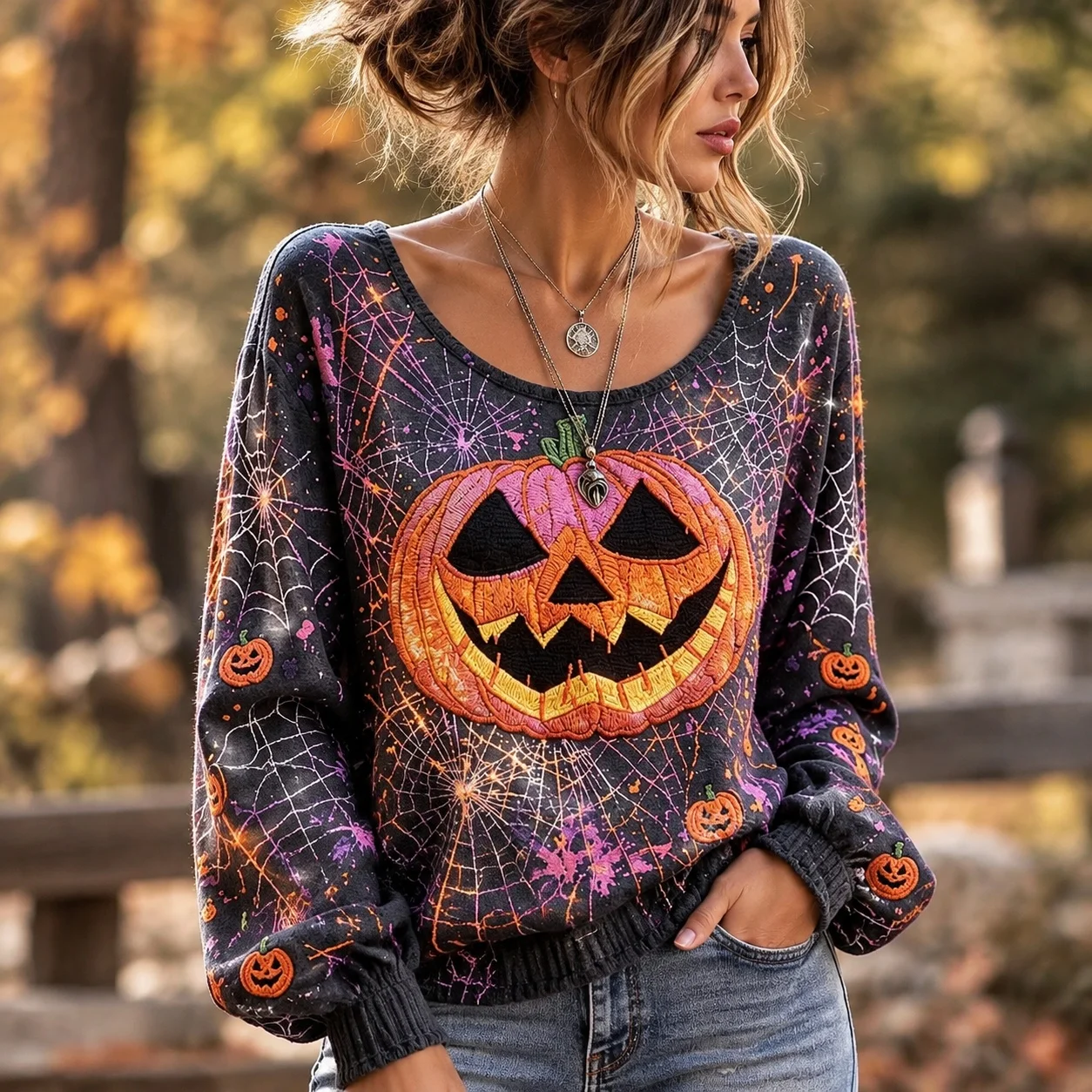 Printed Top Style Regular Length Streetwear with Long Sleeve T Shirt 3D Effect Pattern Regular Sleeve Autumn T Shirts for Women