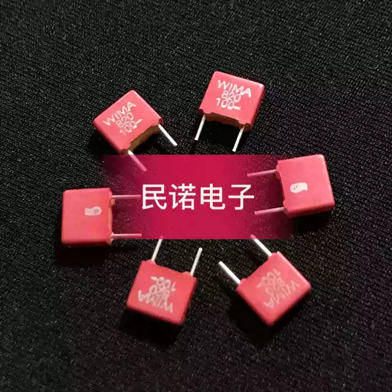 10-100pcs brand new WIMA capacitor FKS2 100V 0.00082UF 100V 820PF 821 pin spacing 5mm
