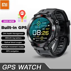 Xiaomi GPS Smart Watch Men's AMOLED Display 480mah Fitness Bracelet Wristwatch 24H Heart Rate Monitor Tracker IP68 Smart Watch