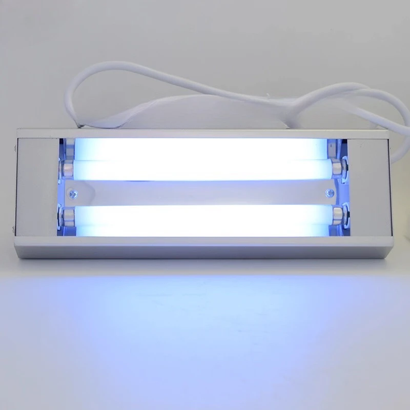 Herramienta de curado de lámpara UV portátil de 12W, tubo doble, luz de 365nm para trabajos de vidrio
