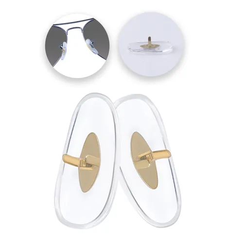 Glintbay Almohadillas nasales y calcetines de goma de silicona para gafas de sol RayBan Aviator RB3025 55 mm 58 mm 62 mm - Múltiples opciones