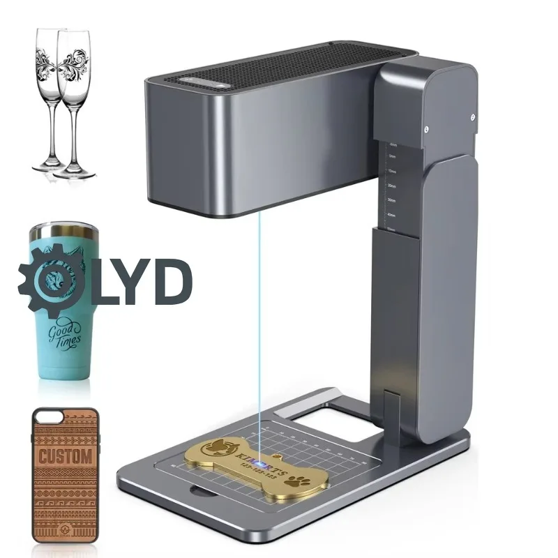 Z3 DIY Diode Portable Mini Laser Engraver Foldable Auto Focus for Stainless Steel Leather Wood Stone Glass