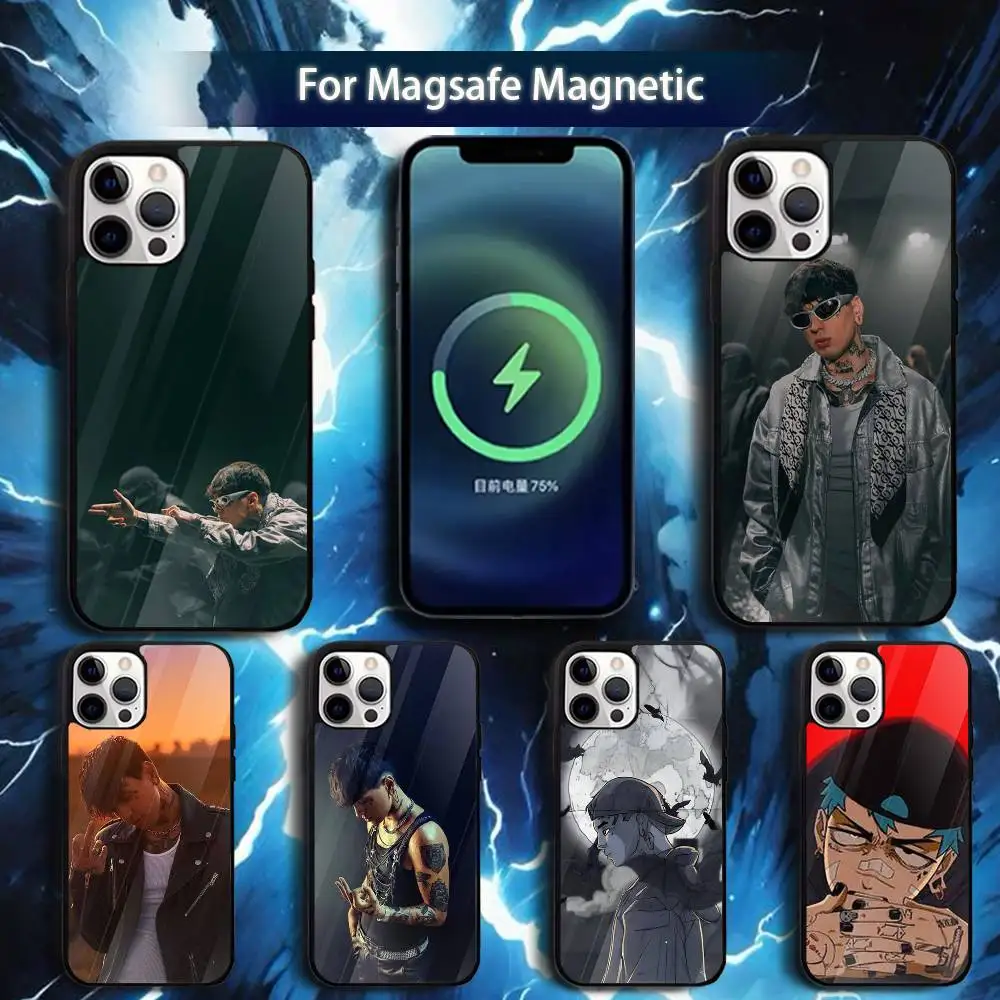 

CrocraxkerS Rapper C.R.O-es Phone Case For iPhone 17,16,15,14,13,12,11,Pro,Max,Plus,Mini,Magsafe,Magnetic Wireless Charging Case