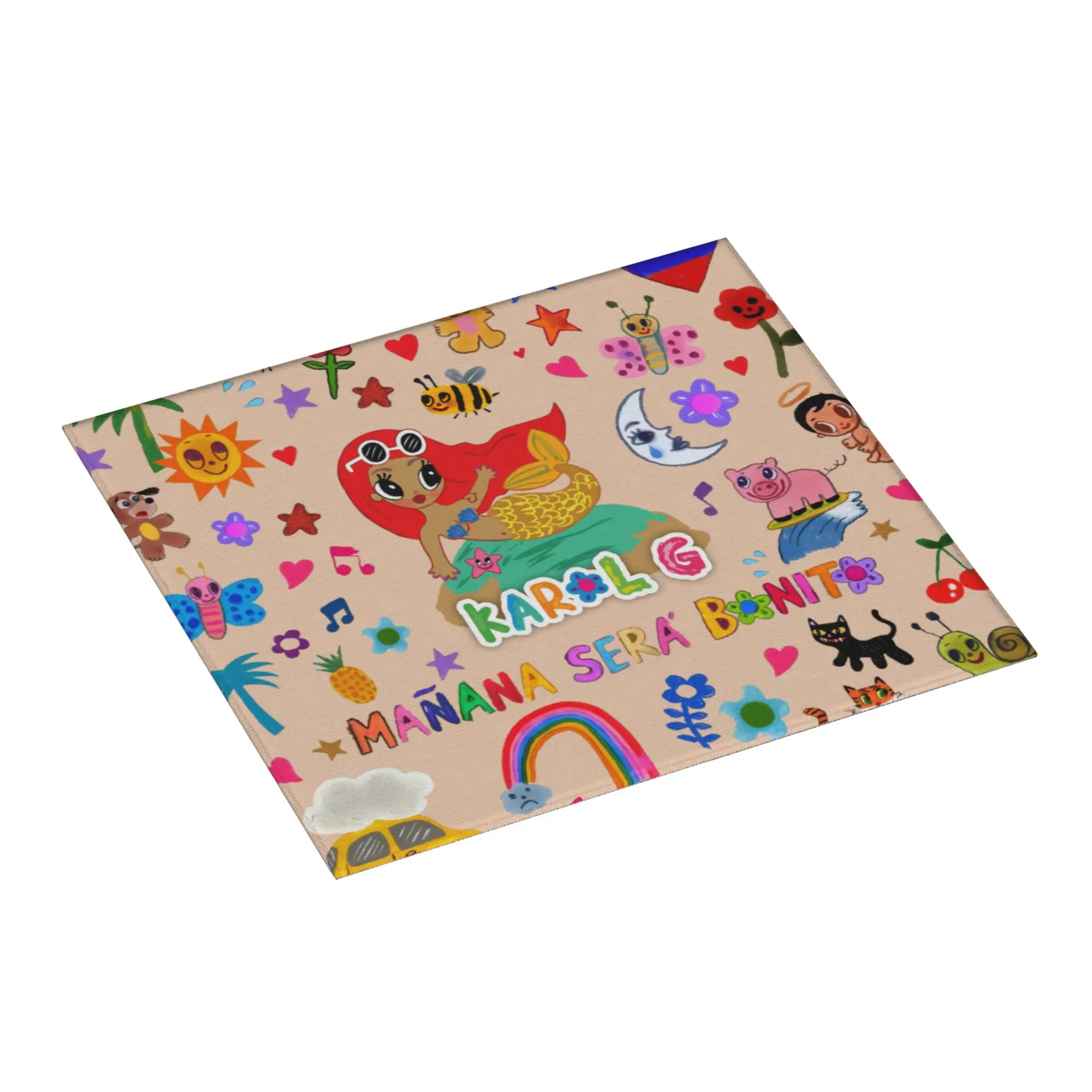 Karol G Drying Mat For Kitchen Waterproof Non‑Slip Oil Proof Reusable Reggae Ainger Bathroom Countertop Protector Mat